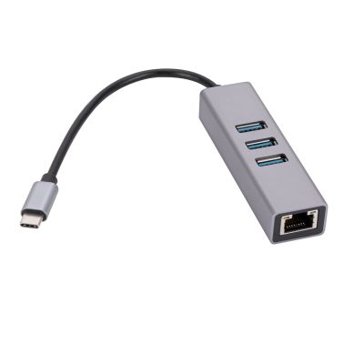 USB-C untuk MacBook Pro Samsung Galaxy S9/S8/Note 9 Tipe C kartu jaringan USB Ethernet USB C Ethernet ke RJ45 Lan adaptor 1000M