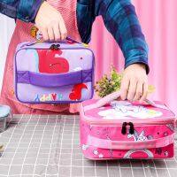 ✁☍™ Kawaii Cute Thermal Insulated Lunch Bags for School Children Kinder Boy Girls Small Food Bento Snack Box Accessories