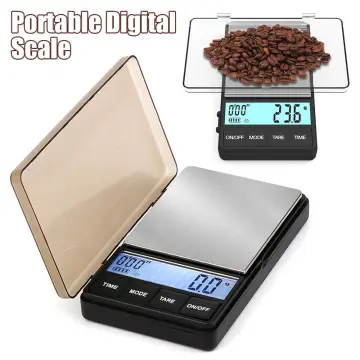 TIMEMORE Basic Plus Black Mirror Pour Over Coffee and Espresso Scale Basic+  Electronic Scale Auto Timer Kitchen scale 0.1g / 2kg