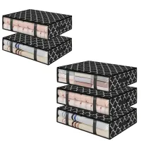 Storage Bins, Under Bed Storage Containers, Foldable Clothes Storage Box, Storage Organizer, with Handles Clothing