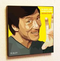 นักแสดงภาพยนตร์ Jackie Chan ตกแต่งคำพูดสร้างแรงบันดาลใจสติกเกอร์ติดผนังภาพป๊อปของขวัญศิลปะแนวตั้งกรอบภาพวาดที่มีชื่อเสียงบนอะคริลิกโปสเตอร์ผ้าใบพิมพ์ A