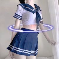 Women Sexy Cosplay Lingerie Student Uniform School Girl Ladies Erotic Costume Dress Women Lace Miniskirt Outfit Short Top