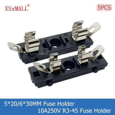 【YF】 5PCS 5x20/6x30MM Fuse Holder R3-45 10A250V Panel Mounting High Temperature Resistance Boxes
