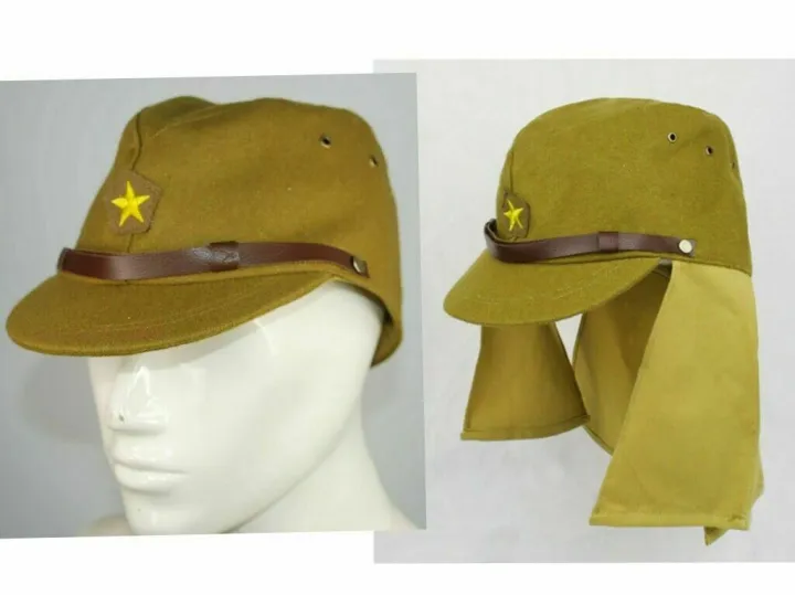 Tomwang2012. TWO WWII WW2 Japanese Army Soldier CAP And Officer Field ...