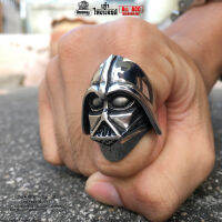 แหวน Darth Vader Silver (เนื้องานแท้ งานสแตนเลสแท้316L 100%) ใส่ได้ทั้งชายและผู้หญิง มีไซส์ พร้อมส่ง ร้านallacc