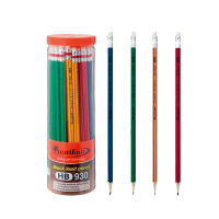 SuperSales - X2 ชิ้น - ดินสอ ระดับพรีเมี่ยม HB #930+940 แพ็ค 50 แท่ง คละสี ส่งไว อย่ารอช้า -[ร้าน Thananpaphuk Shop จำหน่าย กล่่องกระดาษ ราคาถูก ]