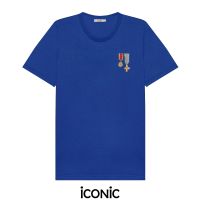 iCONiC ALBIDUM T-SHIRT #0196 เสื้อยืด ปักลาย เหรียญ เกียตริยศ เสื้อยืด เสื้อแฟชั่น เสื้อแฟชั่นผญ เสื้อออกงาน เสื้อทำงาน เสื้อไฮโซ