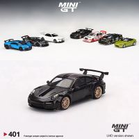 911รถมินิ GT 1:64รุ่นรถ (991) GT2 RS Weissach อัลลอยหล่อขึ้นรูป #401 LHD สีดำ