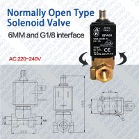 G1/8 valve AE solenoid valve AC220V~240V normally open type Coffee machine High temperature and high pressure steam solenoid Valves