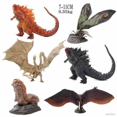 ตุ๊กตาฟิกเกอร์ Godzilla King Of The Monsters Godzilla Mothra King Ghidorah 6 ชิ้นสําหรับตกแต่งบ้าน