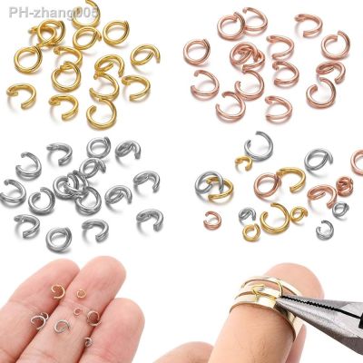 【CC】❅  100-200pcs/lot Rings Split Connectors Jewelry Making Findings Accessories 3mm 5mm