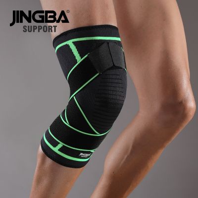 JINGBA SUPPORT Elastic Nylon knee pad Outdoor sports Volleyball basketball knee pads Bandage support knee brace protector Safety