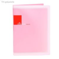 ﹍♗ Plastic A5 Paper 20 Pockets File Document Folder Holder Pink