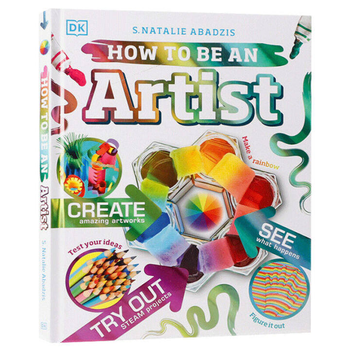 how-to-be-an-artist-english-original-how-to-be-an-artist-childrens-science-encyclopedia-english-book