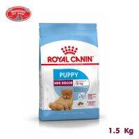 ? { ส่งฟรี } ?  Royal Canin Mini Indoor Puppy 1.5kg สำหรับสุนัขพันธุ์เล็ก อายุ 2 - 10 เดือน และเลี้ยงในบ้าน  บริการเก็บเงินปลายทาง