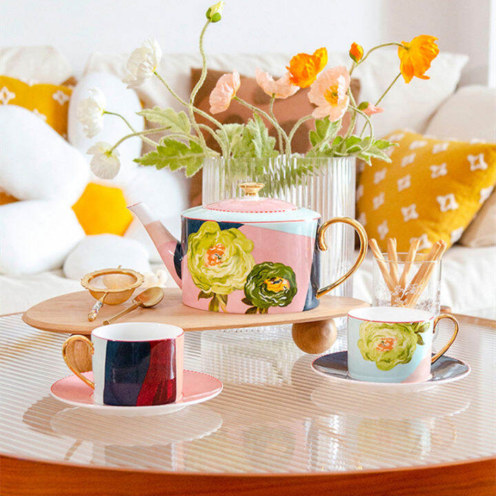 OMK english afternoon tea cup set afternoon tea suit bone china tea set fine bone china tea set