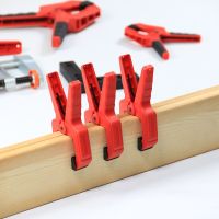 Woodworking Spring Clamp A-shape Engineering Grade Plastic Wood Clips Hardware Woodworking DIY Nylon Clamps Tools 2/3/4/6/7Inch Clips Pins Tacks