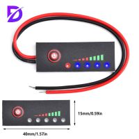 จอแสดงผลแบตเตอรี่ลิเธียม 18650 Lipo เครื่องวัดความจุลิเธียม 1S 2S 3S 4S 5S 6S 3.7V-25.2V โมดูล ตัวบ่งชี้ระดับแบตเตอรี่ DIY