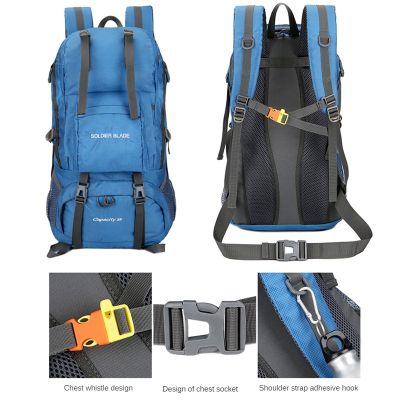 50L Outdoor Backpack Camping Climbing Bag Waterproof Mountaineering Hiking Backpacks Molle Sport Bag Climbing Backpack
