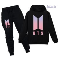 【3.15 Consumerday Sale】Baju BTS Kids Hoodie+pants 2 pcs Sets hoodie kids girl Casual Hoodie outerwear Boys cotton hoodie