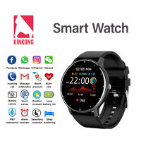 Kinkong นาฬิกาสมาร์ทวอทช์ สมาร์ทวอทช์ แท้ Smart watch กันน้ำ Heart Rate จอสัมผัส นาฬิกาวัดความดันนาฬิกาออกกำลังกาย วัดชีพจร นาฬิกาสมาทวอช2022 เครื่องศูนย์ไทย สำหรับ Android IOS