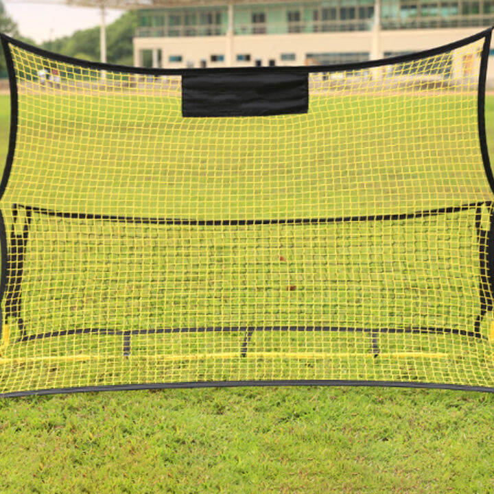 Soccer Rebounder Net Glass Fiber Easy To Install Portable Stable 2 in 1
