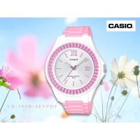 นาฬิกา Casio รุ่น LX-500H-4E3 นาฬิกาผู้หญิงสายเรซิ่น สีชมพู สุดน่ารัก ของแท้ 100% รับประกันสินค้า1ปีเต็ม