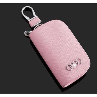 AUDI Car Key Holder Leather Smart Remote Cover Fob Case KeyChain Pouch Keyring(A4L Q5 A3 A4 A5 A6 Q7Q3 A6L A8L A1)