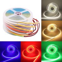 5mm Ultra Thin COB LED Strip Kit with Tuya Zigbee Wifi Controller Connect to Alexa Assistant SmartThings Room Decor Light