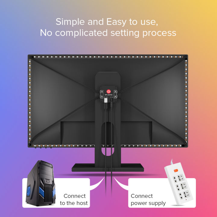 usb-computer-monitor-backlight-full-kit-desktop-pc-screen-diy-ambient-lighting-ws2812b-rgbic-led-strip-for-win7-64-bit-above-5v