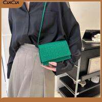 CUCU ไหล่เดียว กระเป๋า Crossbody สีทึบทึบ ลายหินสักหลาด กระเป๋าสะพายไหล่สักหลาด ของใหม่ น้ำหนักเบามาก กระเป๋าแมสเซนเจอร์ สำหรับผู้หญิง