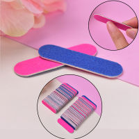 xingwendanp 100pcs MINI NAIL Files เล็บทิ้ง cuticle Remover buffers Nail Art Tools