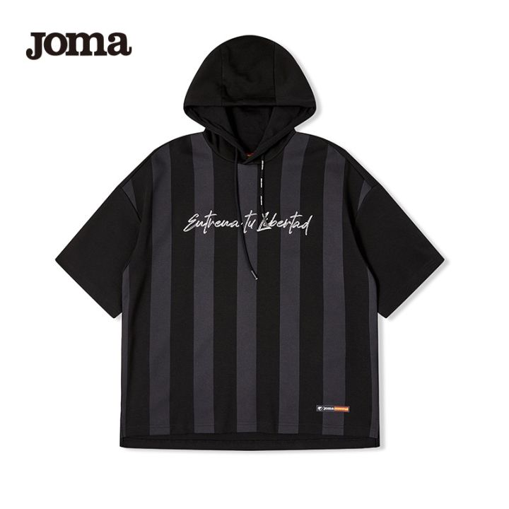 2023-high-quality-new-style-joma-homer-mens-hooded-short-sleeved-t-shirt-spring-and-summer-new-football-trendy-striped-t-shirt-1106fl0416