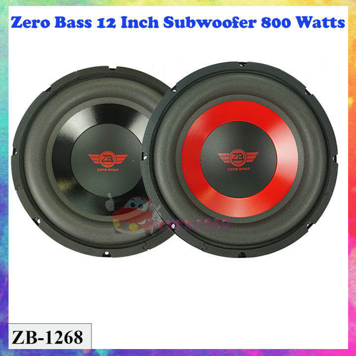 Zero Bass 12 Inch Subwoofer 800 Watts Lazada