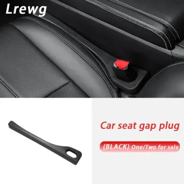 1pc Black Car Seat Gap Plug Door Stopper