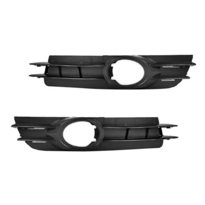 2X Front Fog Light Lamp Grill Grille for -Audi A6 and A6 Quattro C6 2005 2006 2007 2008 4F0807681A 4F0807682A