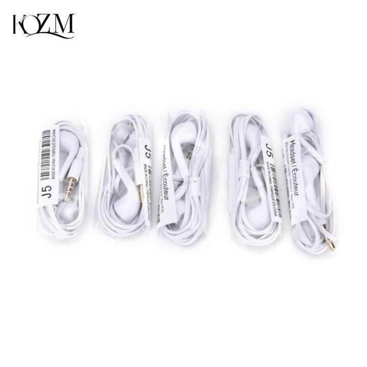 ชุดหูฟัง-j5หูฟังแบบ-in-ear-หูฟังแฮนด์ฟรี5ชิ้นพร้อมไมโครโฟนสำหรับ-samsung-htc-โทรศัพท์-xiaomi