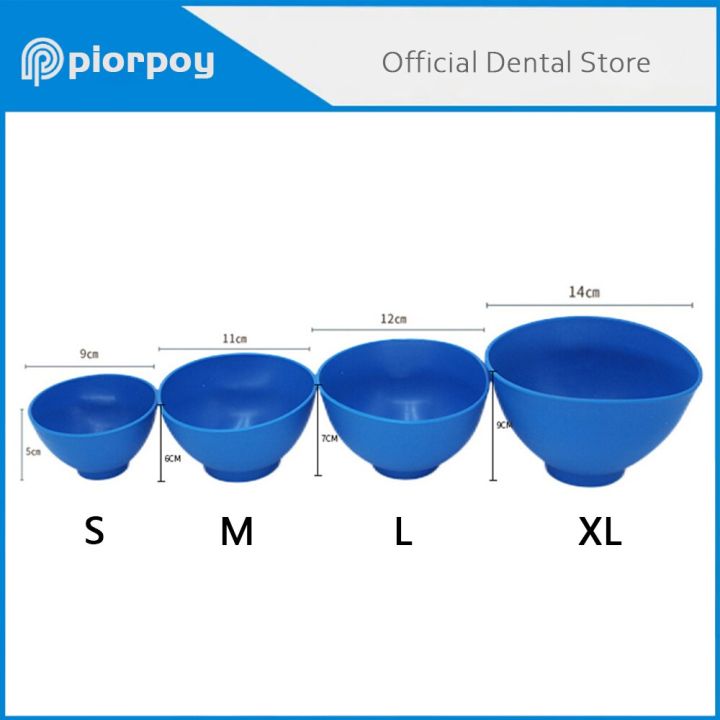 Dental Gypsum Mixing Bowls Dental Tool Materials Colored Rubber