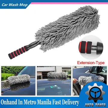 Microfiber Car Duster Exterior Scratch Free, Extendable Handle