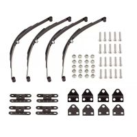 4Pcs Hard Leaf Spring Suspension Stainless Steel Bar for 1/10 Crawler Car Axial SCX10 F350 RC4WD D90 TF2 Tamiya Truck Accessories Kit