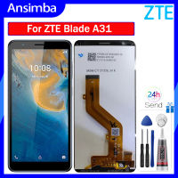 Ansimba หน้าจอดั้งเดิมสำหรับ A31 ZTE เบลด LCD หน้าจอ LCD หน้าจอสัมผัสแสดงอะไหล่สำหรับ ZTE เบลด A31จอสำรอง