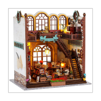 DIY Miniature Wooden Doll House Kit Three-Dimensional Puzzle Diy House Magic Book House for Birthday Christmas and ValentineS Day Gift