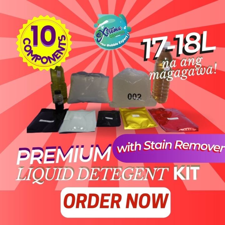 EXTREME BLOOMS Liquid Detergent Kit 17 Liters Yield | Lazada PH