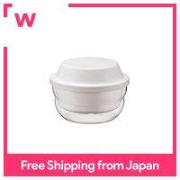 HARIO Glass Microwave Steamer ความจุน้ำเต็ม1200Ml สีขาวทำอาหารง่ายในไมโครเวฟบ้านข้าว Made In Japan XMK-120-W