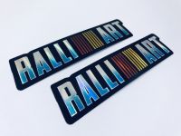 Ralliart สติ๊กเกอร์ Mitsubishi สติกเกอร์ JDM Sticker 2ชิ้น แต่งรถ Lancer Mirage Attrage Pajero Trition 3D ปั๊มนูน ติดรถยนต์ รถซิ่ง ติดกระจก ติดข้างรถ ท้ายรถ ติดสเกิร์ต