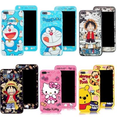 พร้อมส่ง เคสลายการ์ตูน + ฟิล์มกระจกมาใหม่6ลาย 5s 5 6s 6 6SPlus 6Plus 7Plus 8Plus 11