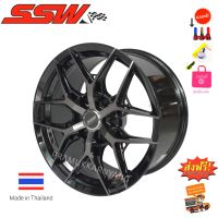 ล้อแม็กขอบ18 ส่งฟรี!! ล้อคุณภาพแข็งแรงทนทาน 18x9 6h139.7 ET+20 CB106.1 ยี่ห้อ SSW Color FF/BK/GCGR ล้อกระบะ ล้อSUV ใหม่แกะกล่อง ราคา1วง แถมจุกลมกระเป๋าผ้า