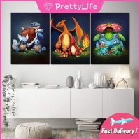 Diamond Painting 5D DIY Pokemon Cartoon Canvas Home Interior Wall Decoration 40x50cm