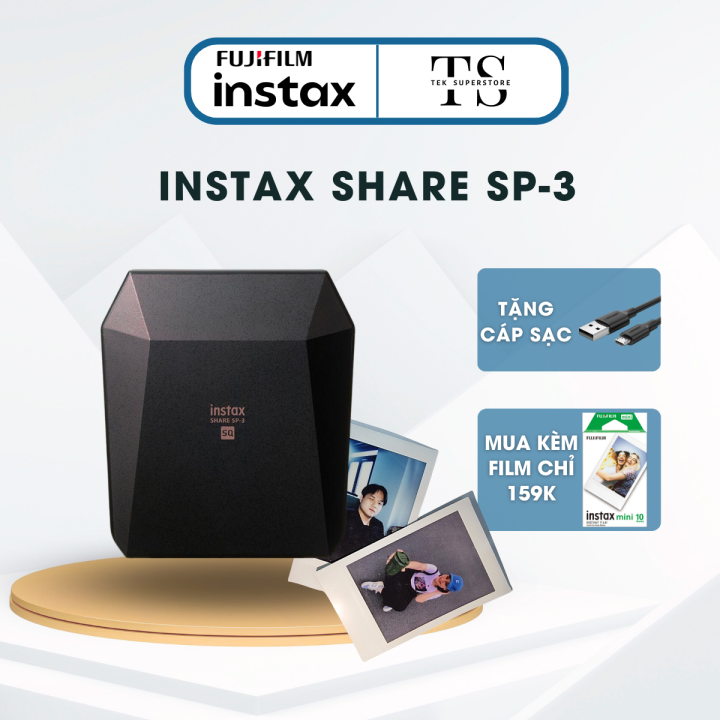 Fujifilm Instax Share Sp-3 - Máy In Ảnh Lấy Ngay Likenew - Không Hộp -  Chính Hãng | Lazada.Vn