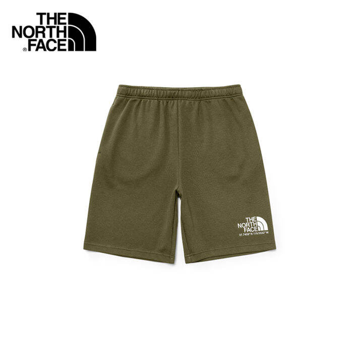 green north face shorts